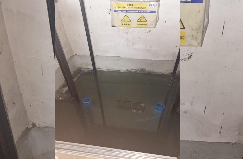 Preocupaci�n en varios edificios de la Avenida Rambla por filtraciones de agua en los bajos